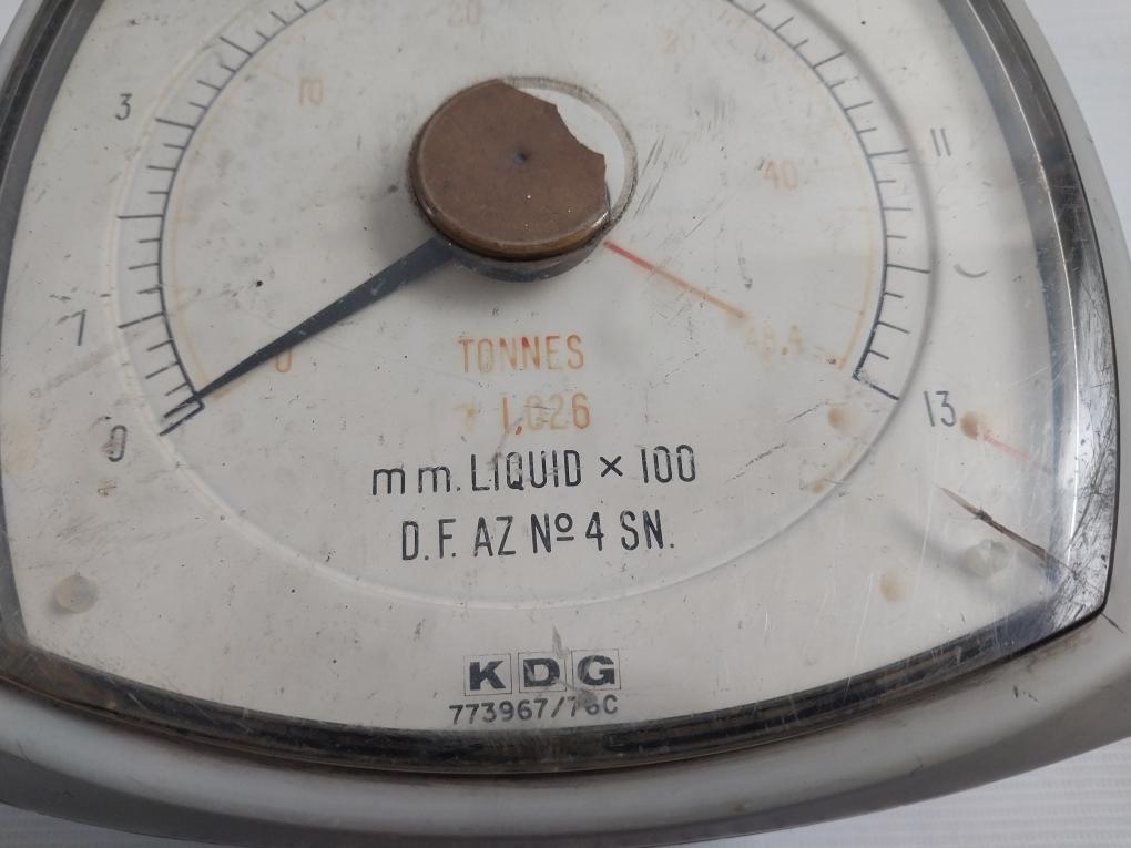Kdg 150Mm Electrical Indicator 0 To 48.4 Tonnes