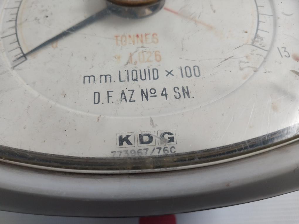 Kdg 150Mm Electrical Indicator 0 To 48.4 Tonnes