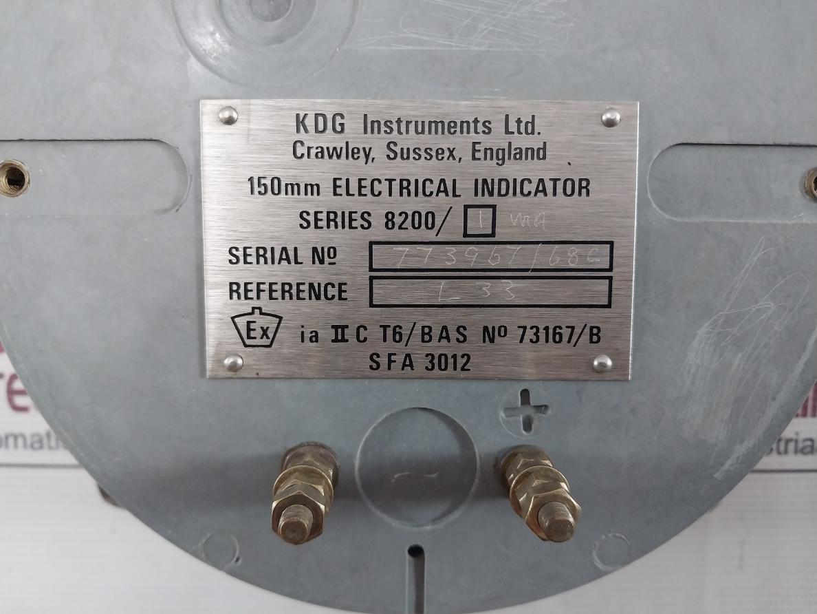 Kdg 150Mm Electrical Indicator 8200/1Ma 0 To 174,87 Tonnes