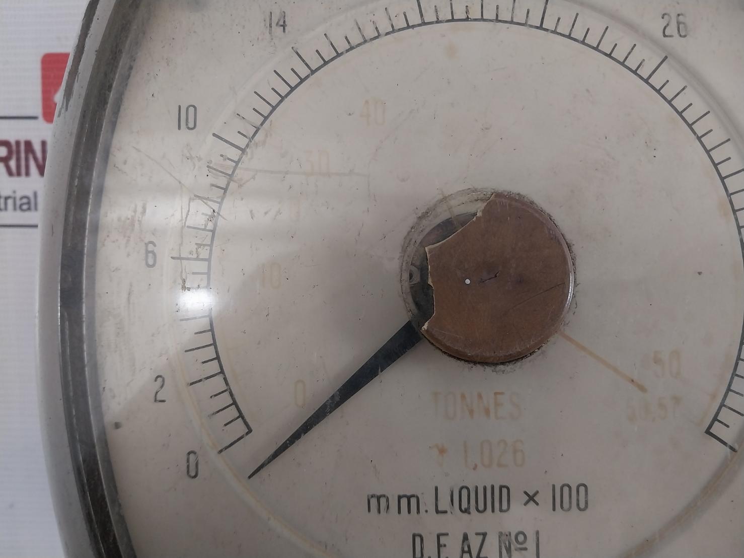 Kdg 150Mm Electrical Indicator 8200/1Ma 0 To 50.57 Tonnes 1,026