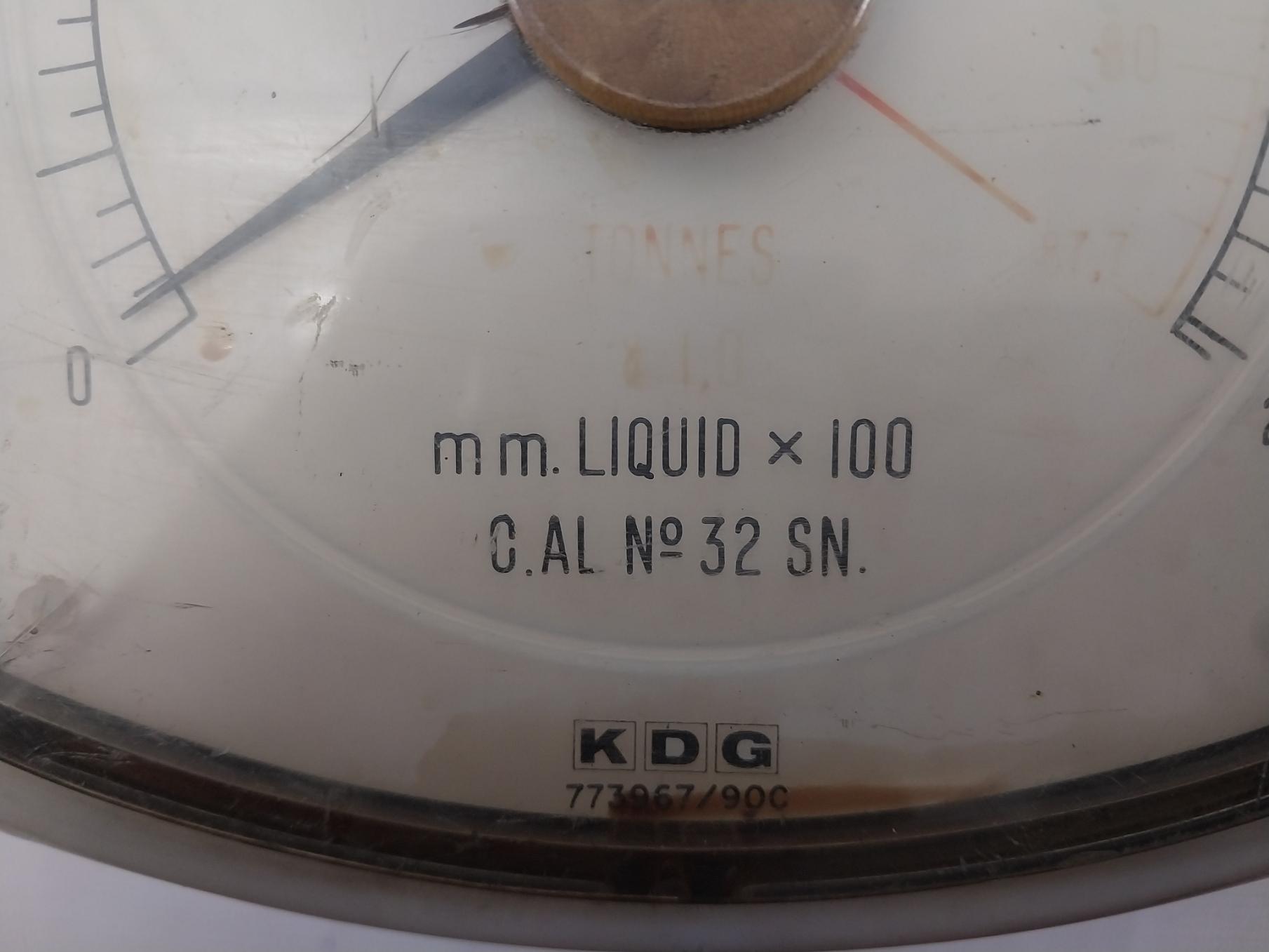 Kdg 150Mm Electrical Indicator 8200/1Ma 0 To 87.7 Tonnes