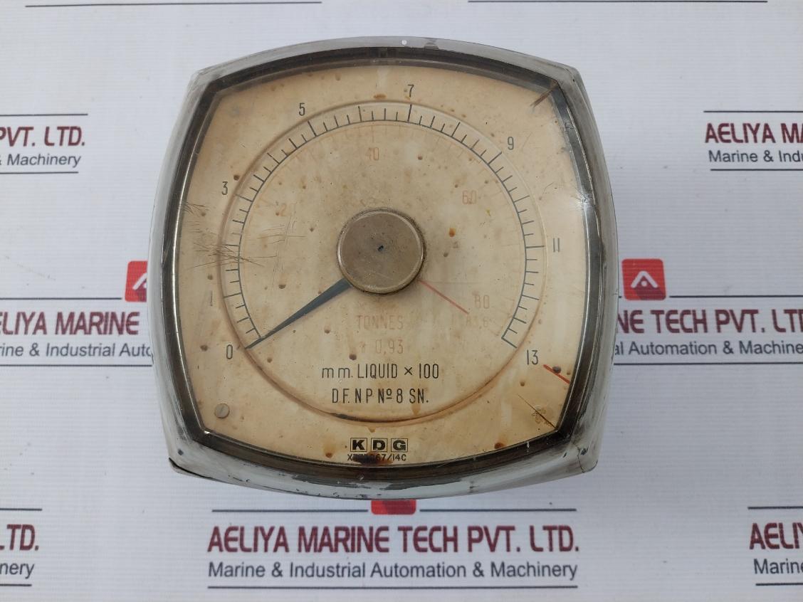 Kdg 150Mm Electrical Indicator Series 8200/1Ma 0 To 83.6 Tonnes