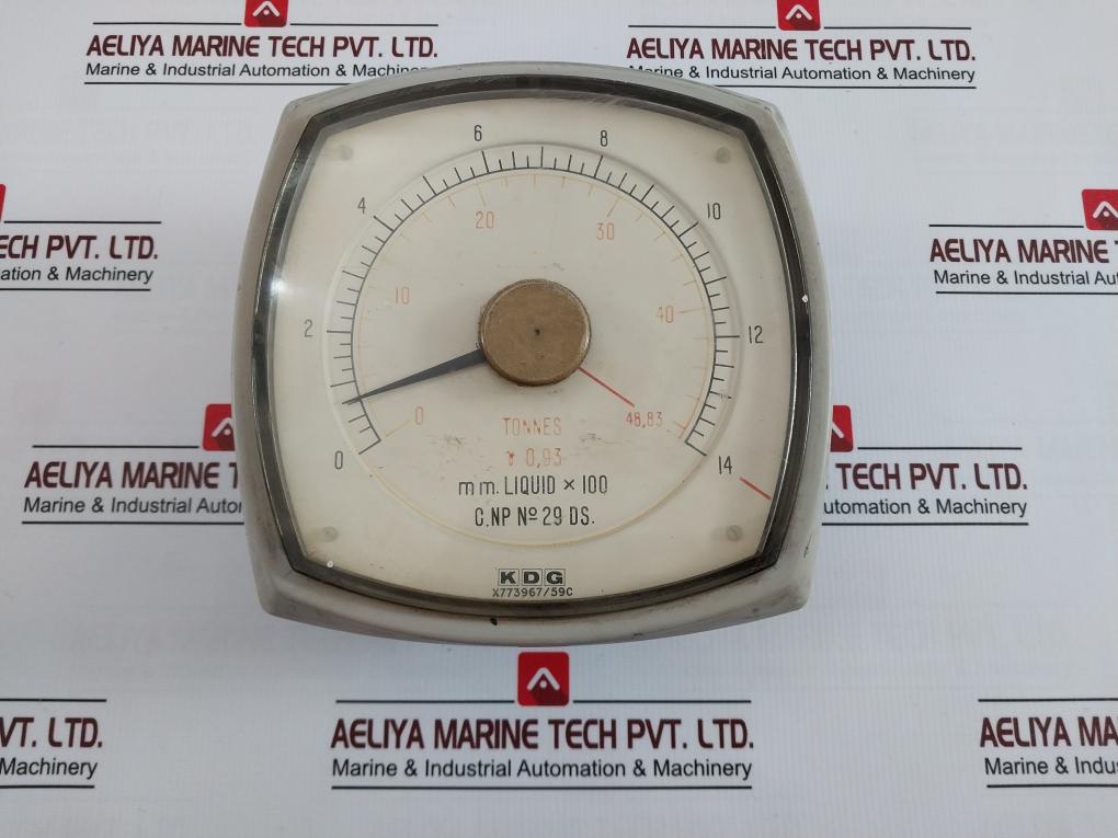 Kdg 150Mm Electrical Liquid Indicator Gauge 8200/1Ma 0-14 Mm X773967/59C