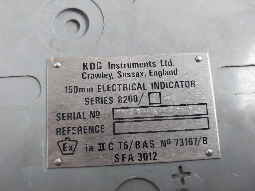 Kdg Electrical Indicator Series 8200/1Ma 150Mm