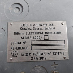 Kdg Electrical Indicator Series 8200/1Ma Sfa 3012 150Mm