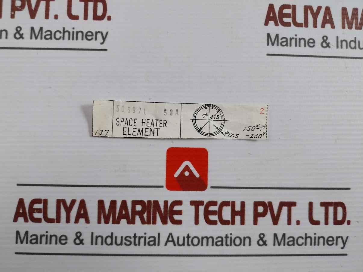 Kdk 503 Space Heater Element 230V 150W 2El-a1P4