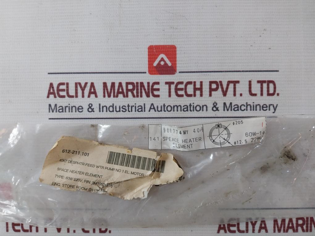 Kdk 906 Space Heater Element 200V/240V 60W