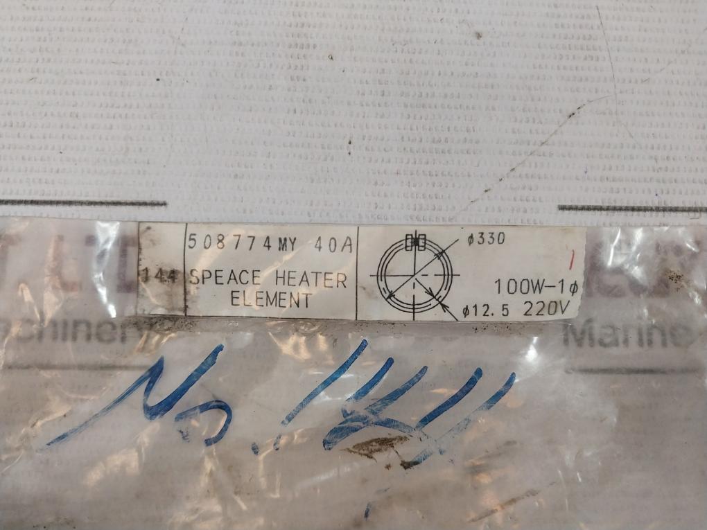 Kdk 907 Space Heater Element 200V/240V 100W 508774My 40A, 3M10524P6