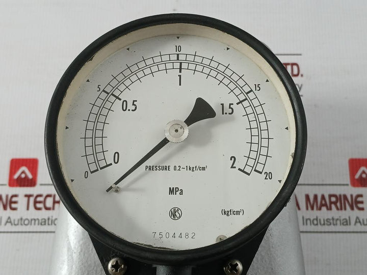 Ke 21 Nagano Keiki  0-20 Kgf/Cm2 0-2 Mpa Pneumatic Pressure Transmitter