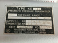 Ke 21 Nagano Keiki  0-20 Kgf/Cm2 0-2 Mpa Pneumatic Pressure Transmitter