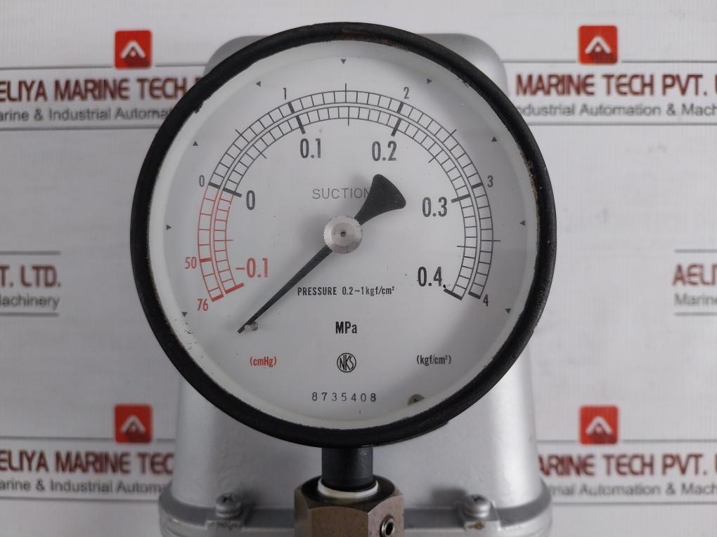Ke 21 Pneumatic Pressure Transmitter Nagano Keiki -76 Cmhg - 4 Kgf/Cm2