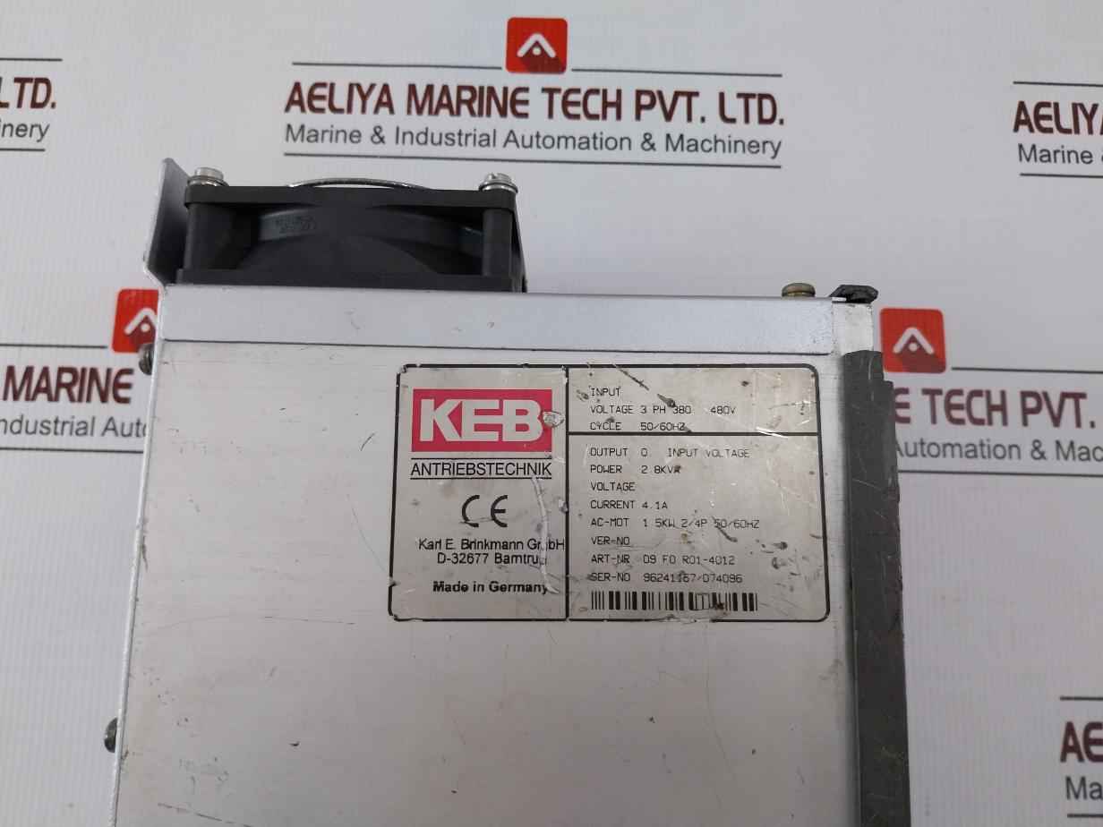 Keb 09.F0.R01-4012 3 Ph Variable Frequency Drive 380-480V 50/6Hz 2.8 Kva 4.1A