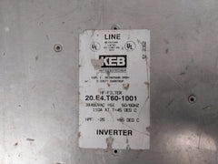 Keb 20.E4.T60-1001 Hf-filter 50/60Hz E167544 690V 50Mm2 600V 125A 6-1/0Awg