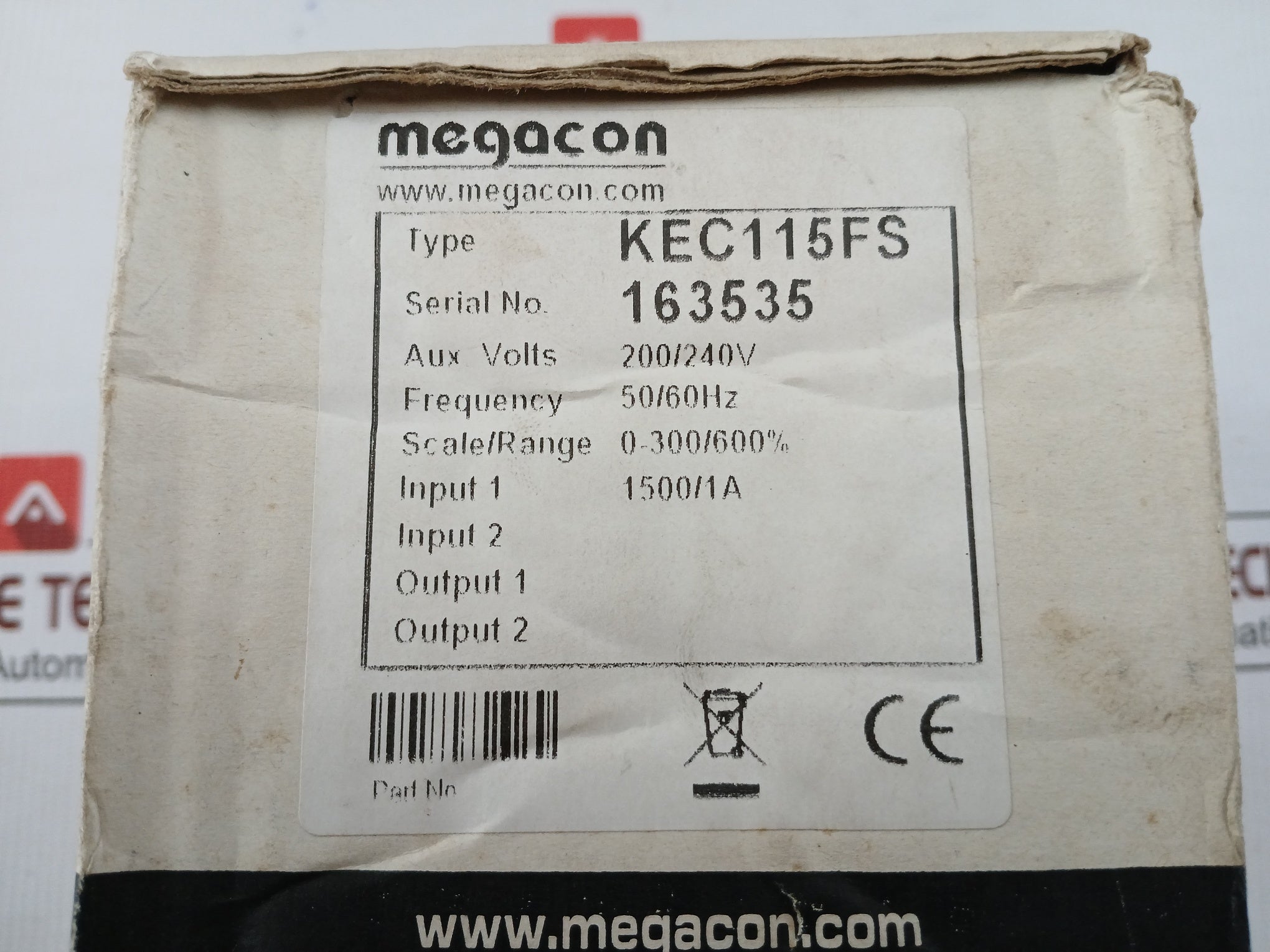 Kec115Fs Megacon Ac Generator Short Circuit And Over Current Guard 200/240V