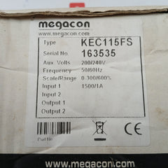 Kec115Fs Megacon Ac Generator Short Circuit And Over Current Guard 200/240V
