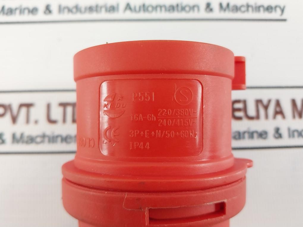 Kedu P551 Electrical Plug 3P+E+N/50+60Hz