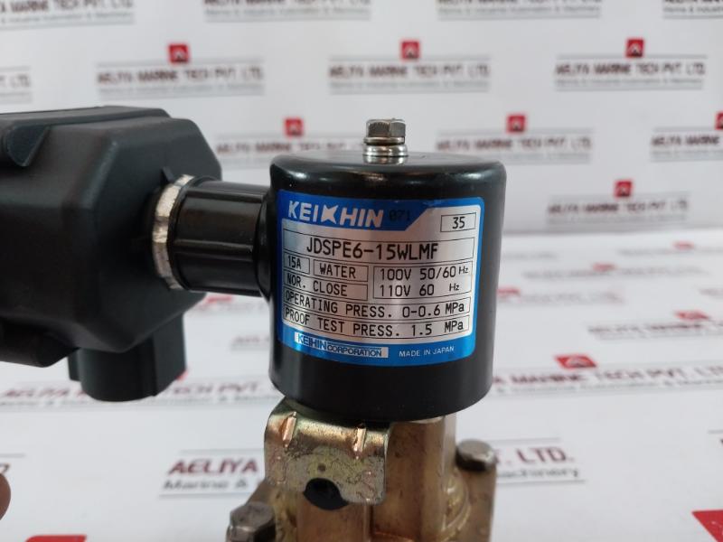 Keihin Jdspe6-15Wlmf Solenoid Valve 100V/110V 50/60Hz 0-0.6 Mpa