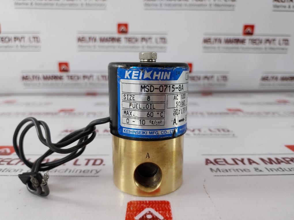 Keihin Msd-0715-8A Solenoid Valve 0-10 Kg/Cm2 Ac 100V 50/60Hz