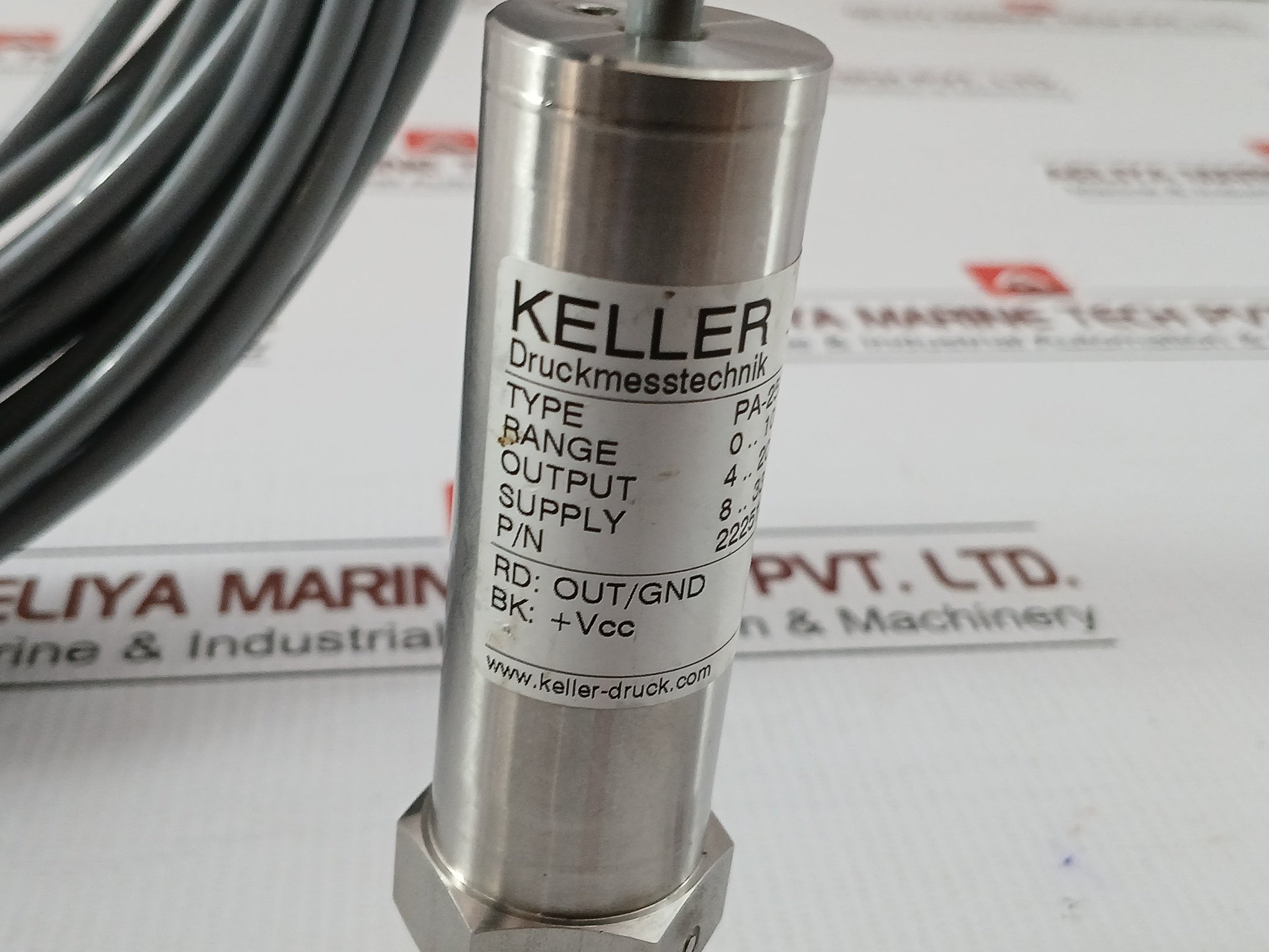 Keller Pressure Transmitter 0-100Bar 4-20Ma 14.5M Part No Pa-25Ed/80997.31