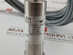 Keller Pressure Transmitter 0-100Bar 4-20Ma 14.5M Part No Pa-25Ed/80997.31