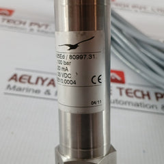 Keller Pressure Transmitter 0-100Bar 4-20Ma 14.5M Part No Pa-25Ed/80997.31