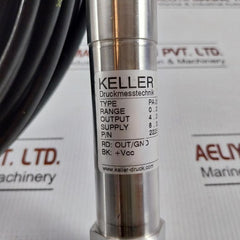 Keller Pressure Transmitter With Cable 0-20Bar 4-20Ma 15M Part No Pa-25Ed / 80997.32
