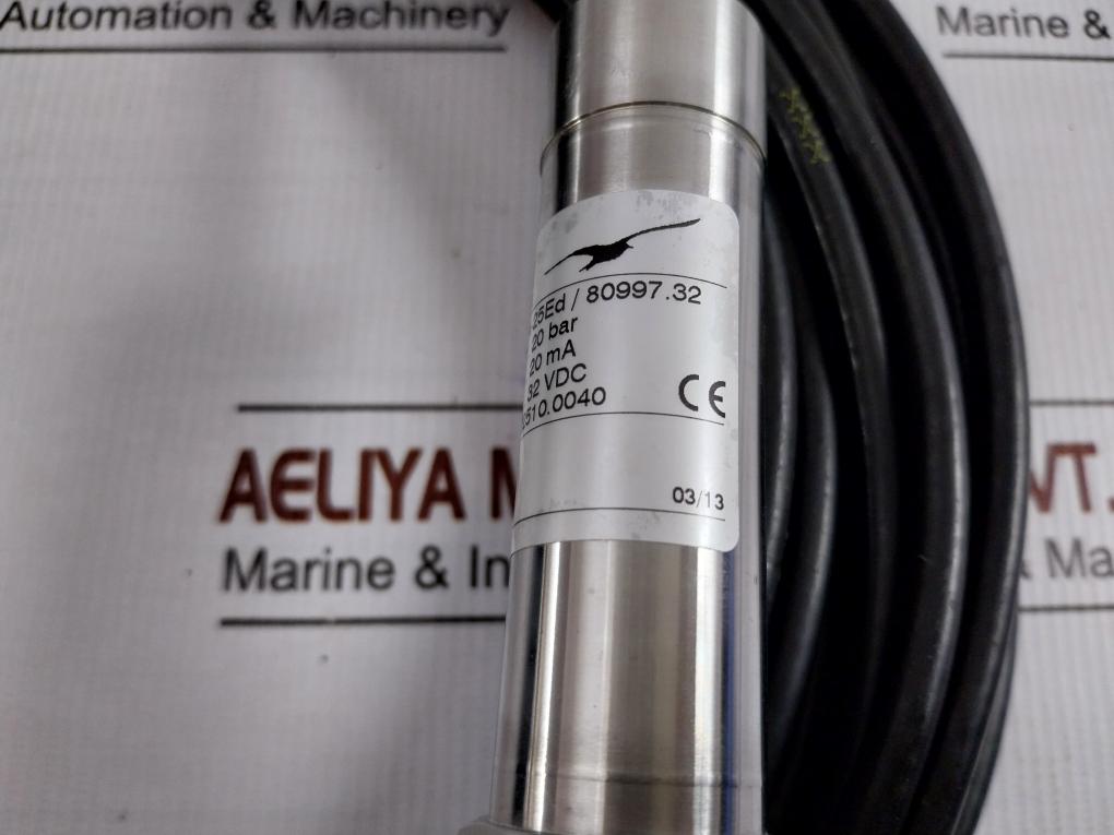 Keller Pressure Transmitter With Cable 0-20Bar 4-20Ma 15M Part No Pa-25Ed / 80997.32