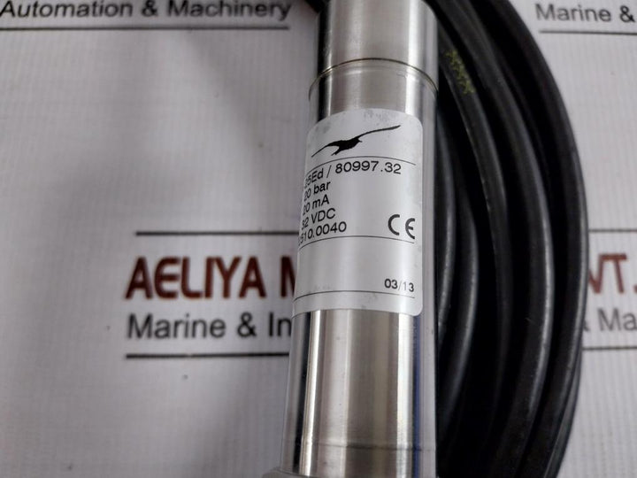 Keller Pressure Transmitter With Cable 0-20Bar 4-20Ma 15M Part No Pa-25Ed / 80997.32