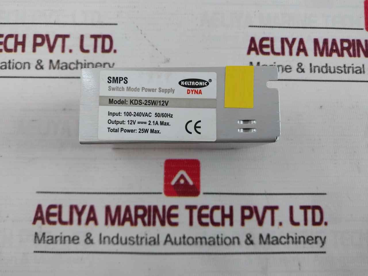 Keltronic Kds-25W/12V Switch Mode Power Supply 100-240Vac 50/60Hz 25W Max