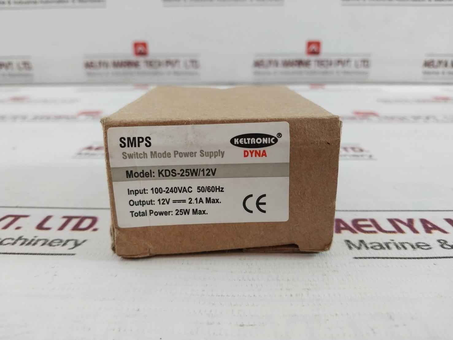 Keltronic Kds-25W/12V Switch Mode Power Supply 100-240Vac 50/60Hz 25W Max