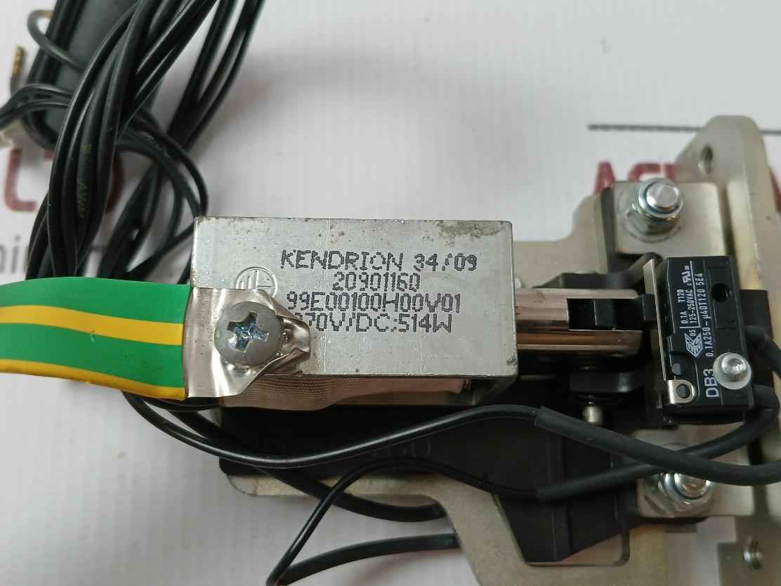 Kendrion 20901160 Electromagnetic Solenoid Assembly 125-250Vac 514W 0.1A