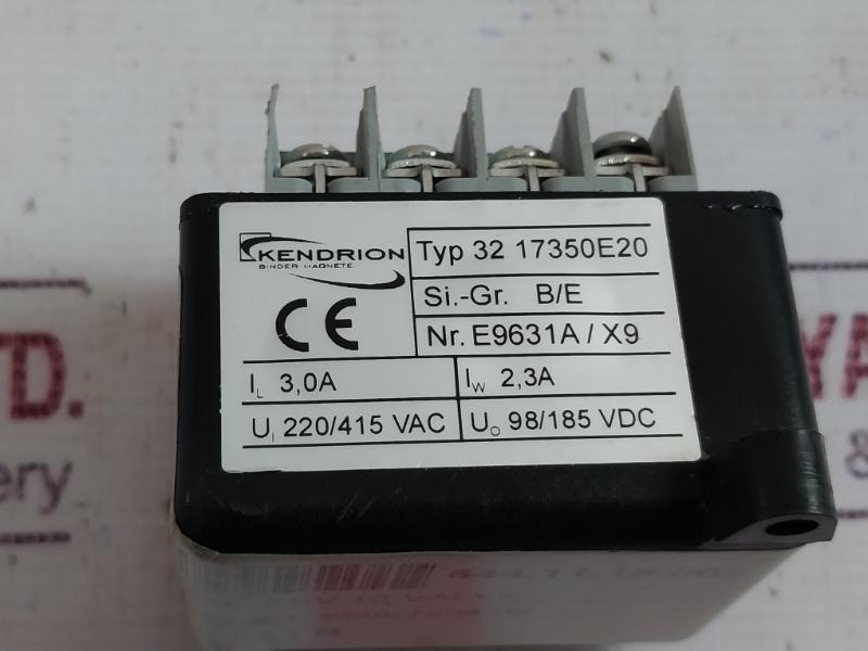 Kendrion 32 17350E20 Rectifier 220/415Vac 98/185Vdc