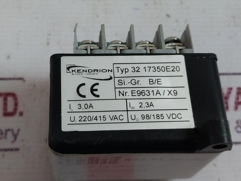 Kendrion 32 17350E20 Rectifier 220/415VAC 98/185VDC