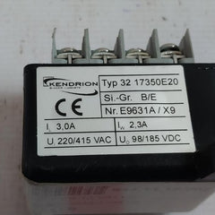 Kendrion 32 17350E20 Rectifier 220/415VAC 98/185VDC