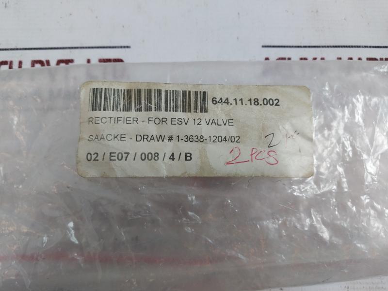 Kendrion 32 17350E20 Rectifier 220/415VAC 98/185VDC