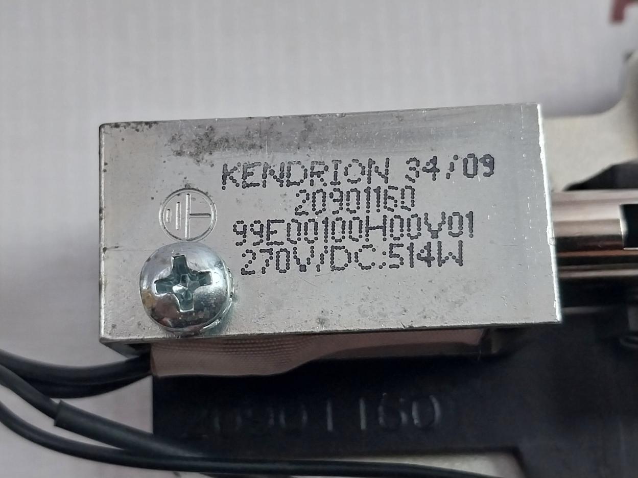 Kendrion 20901160 Electromagnetic Solenoid Assembly 270V/Dc 514W 0.1A