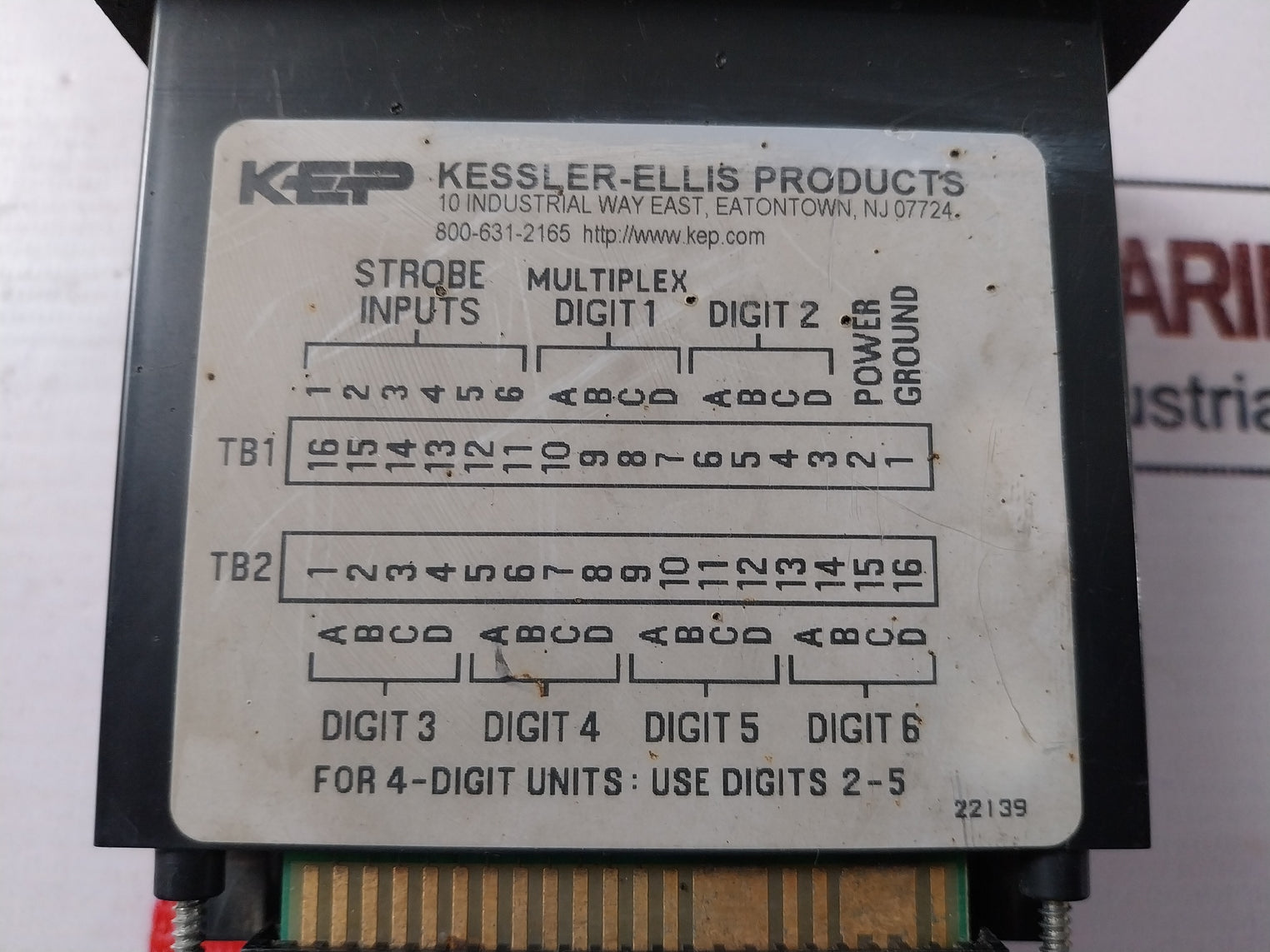 Kep S126X1 Display Unit