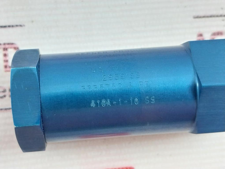 Kepner Products 410A-1-10 SS Brass Check Valve