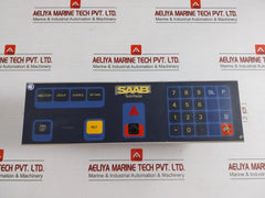 Keyboard Display Panel Pb 257 Saab Marine Electronics 9150023-721