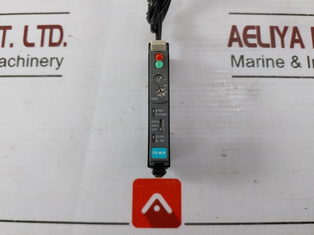 Keyence Fs-m1P Manual-calibration Fiber Optic Sensor 12-24V Dc
