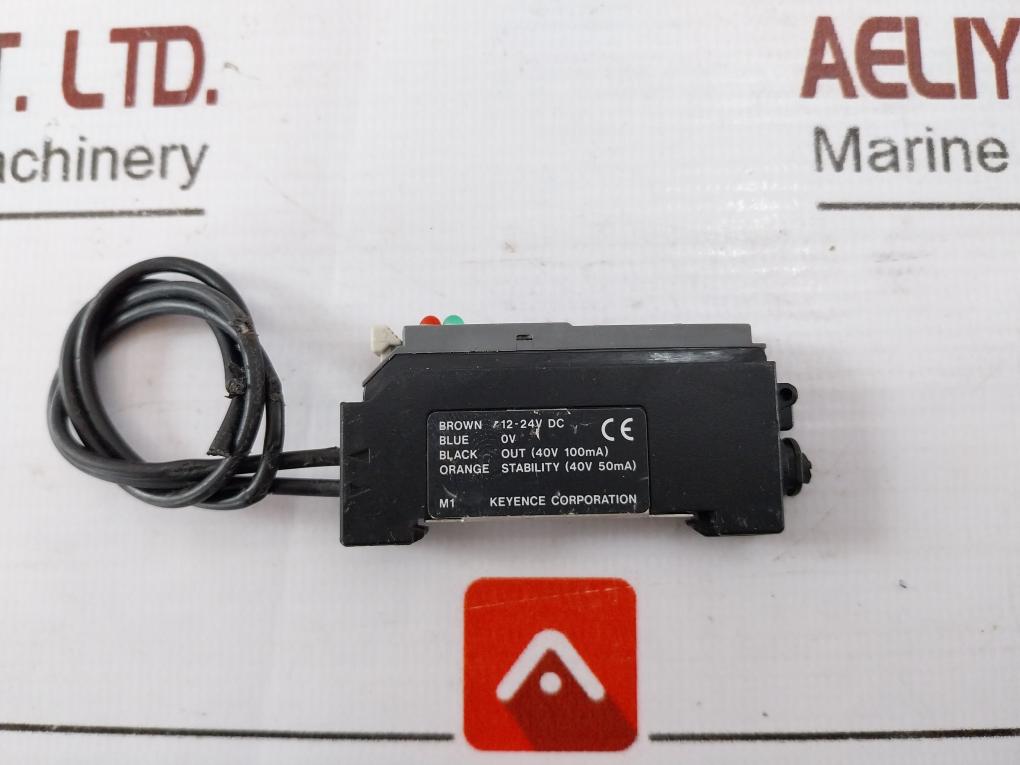 Keyence Fs-m1P Manual-calibration Fiber Optic Sensor 12-24V Dc