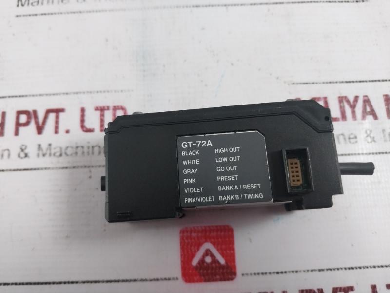 Keyence Gt-72a Amplifier Unit Din Rail Sensor Gt Series