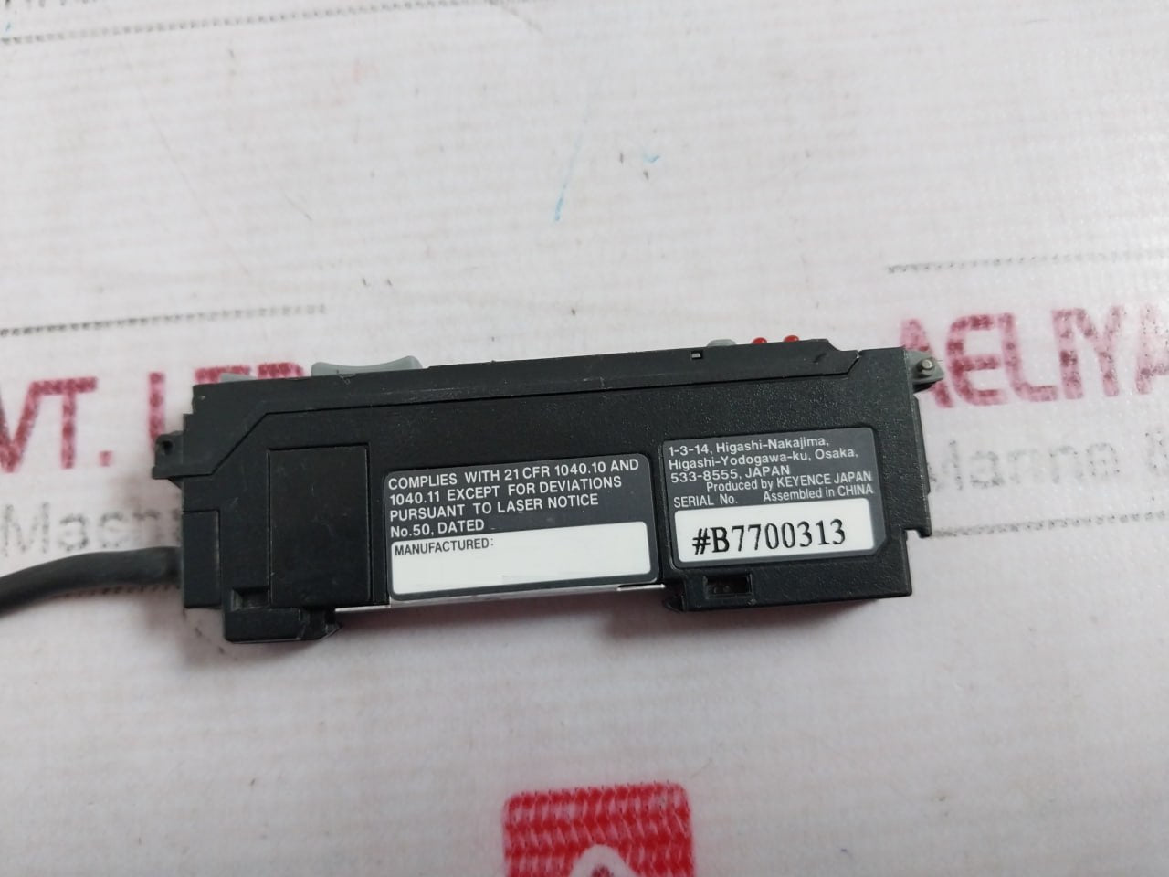 Keyence Lv-11Sap Fiber Optic Digital Laser Sensor Amplifier Main Unit