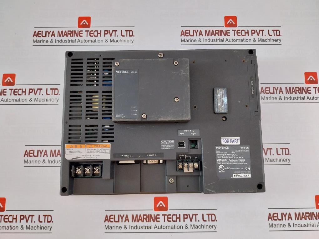 Keyence Vt3-s10 Colour Touch Panel Vt3-e3 100-240V Ac 50/60Hz 65Va