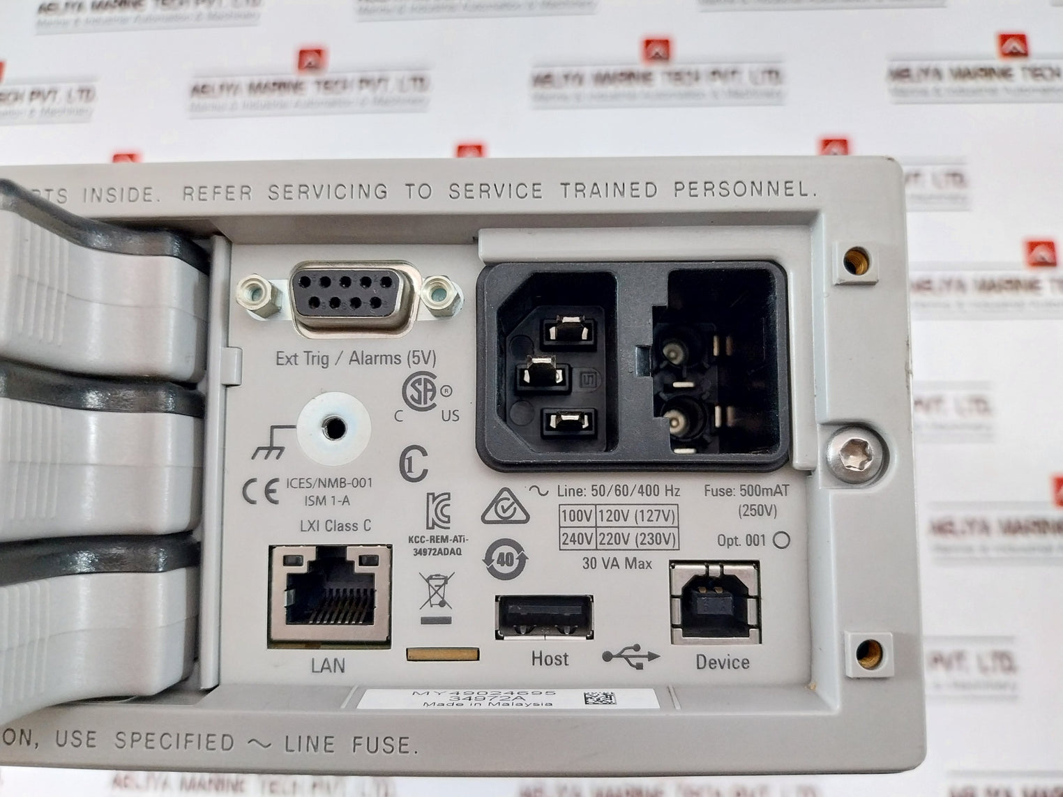 Keysight 34972A Lxi Data Acquisition Logger Switch Unit My41217227 Rev.C 94V0