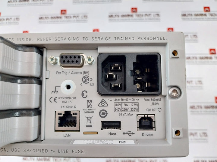 Keysight 34972A Lxi Data Acquisition Logger Switch Unit My41217227 Rev.C 94V0
