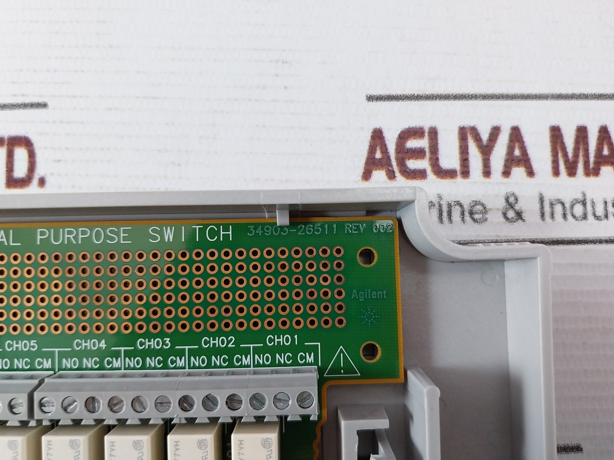 Keysight 34972A Lxi Data Acquisition Logger Switch Unit My41217227 Rev.C 94V0