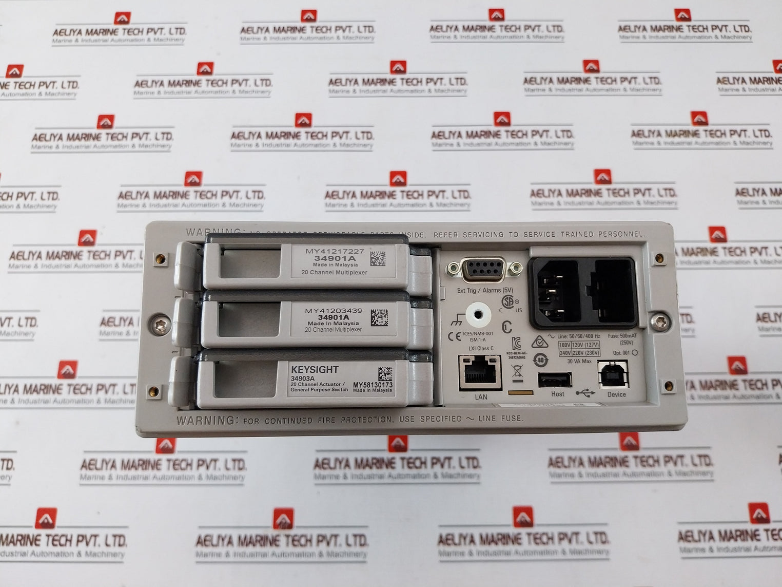 Keysight 34972A Lxi Data Acquisition Logger Switch Unit My41217227 Rev.C 94V0