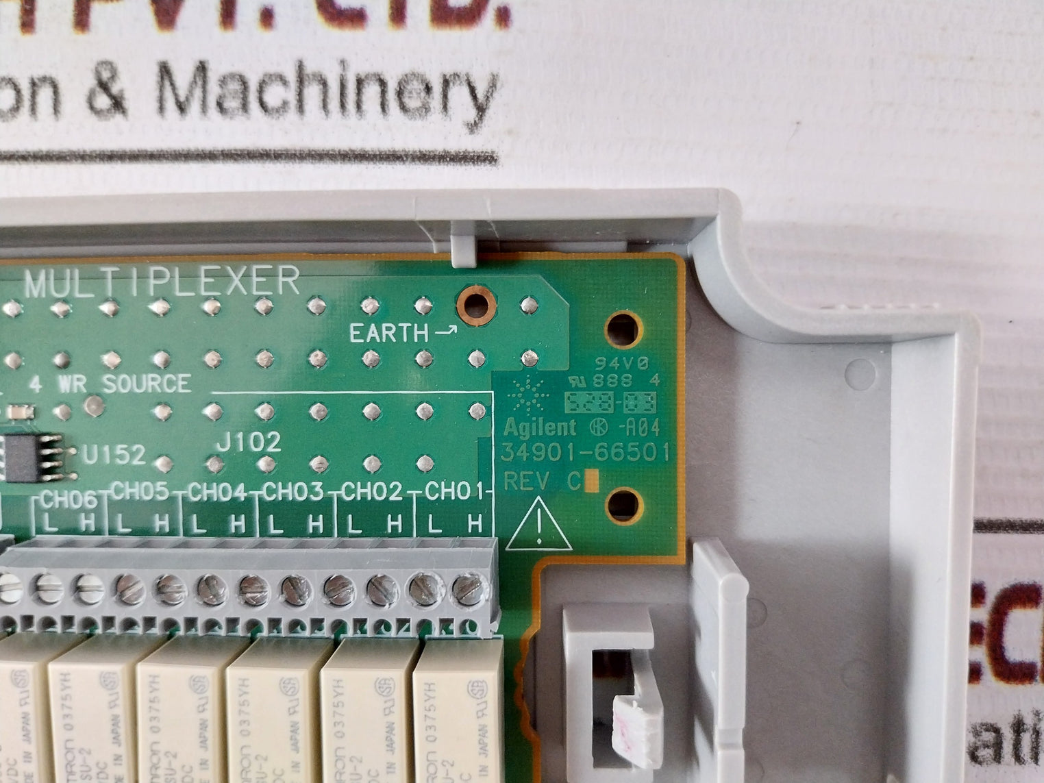 Keysight 34972A Lxi Data Acquisition Logger Switch Unit My41217227 Rev.C 94V0