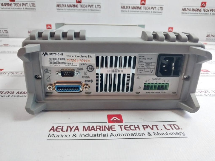 Keysight E3640A Dc Power Supply 0-8V 3A/0-20V 1.5A My57196379 Rs232